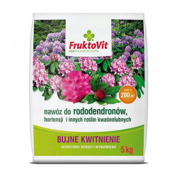 Nawóz do rododendronów, hortensji i innych roślin kwaśnolubnych FruktoVit 5kg