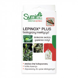 Lepinox Plus zwalcza ćmę bukszpanową i gąsienice motyli Sumin